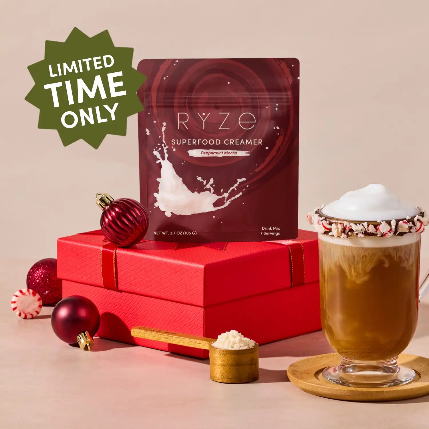 Peppermint Mocha Creamer (14 Servings) – RYZE