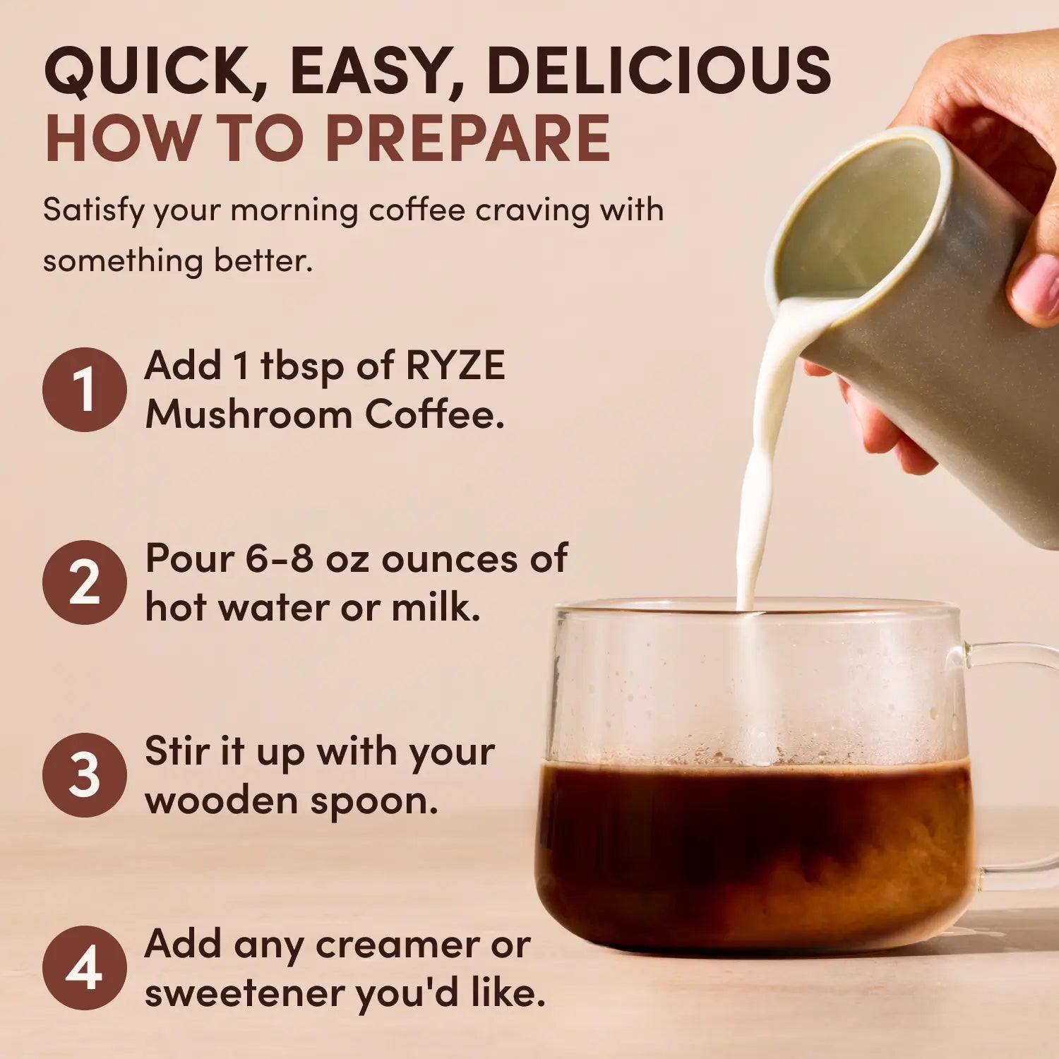 Mushroom Coffee Dark Roast (30 Servings)