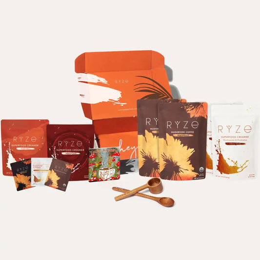 Regalo para los amantes de RYZE <tc>combo</tc> (2 cafés + 2 cremas)